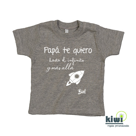 CAMISETA COHETE COLOR