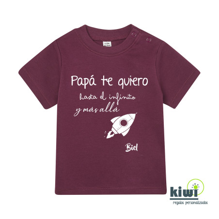 CAMISETA COHETE COLOR