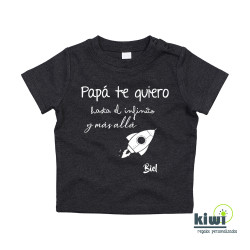 CAMISETA COHETE COLOR