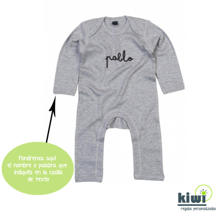 PIJAMA BEBÉ NOMBRE