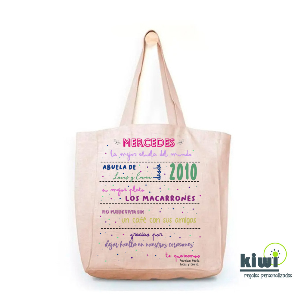 BOLSA DE PLAYA MEJOR ABUELA