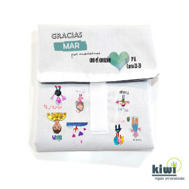 PORTA BOCADILLOS DIBUJOS
