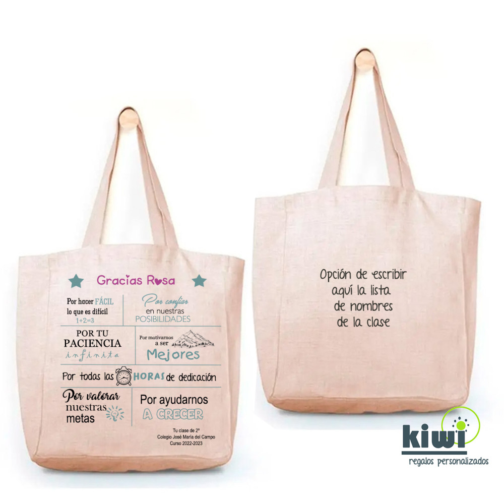 BOLSA DE PLAYA GRACIAS