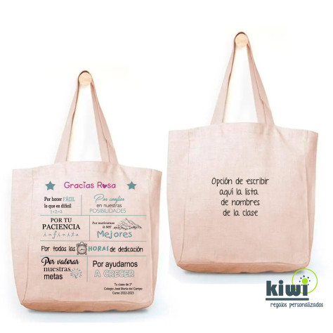 BOLSA DE PLAYA GRACIAS