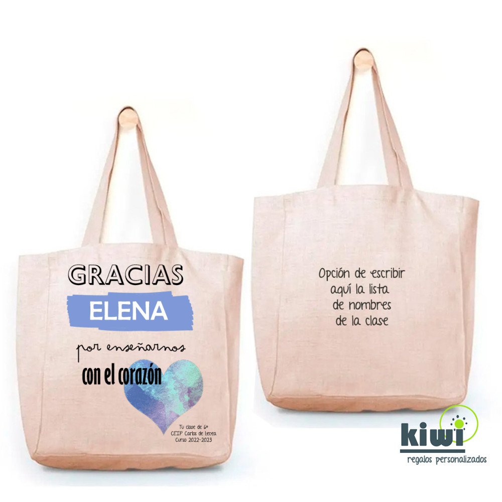 BOLSA DE PLAYA CORAZÓN