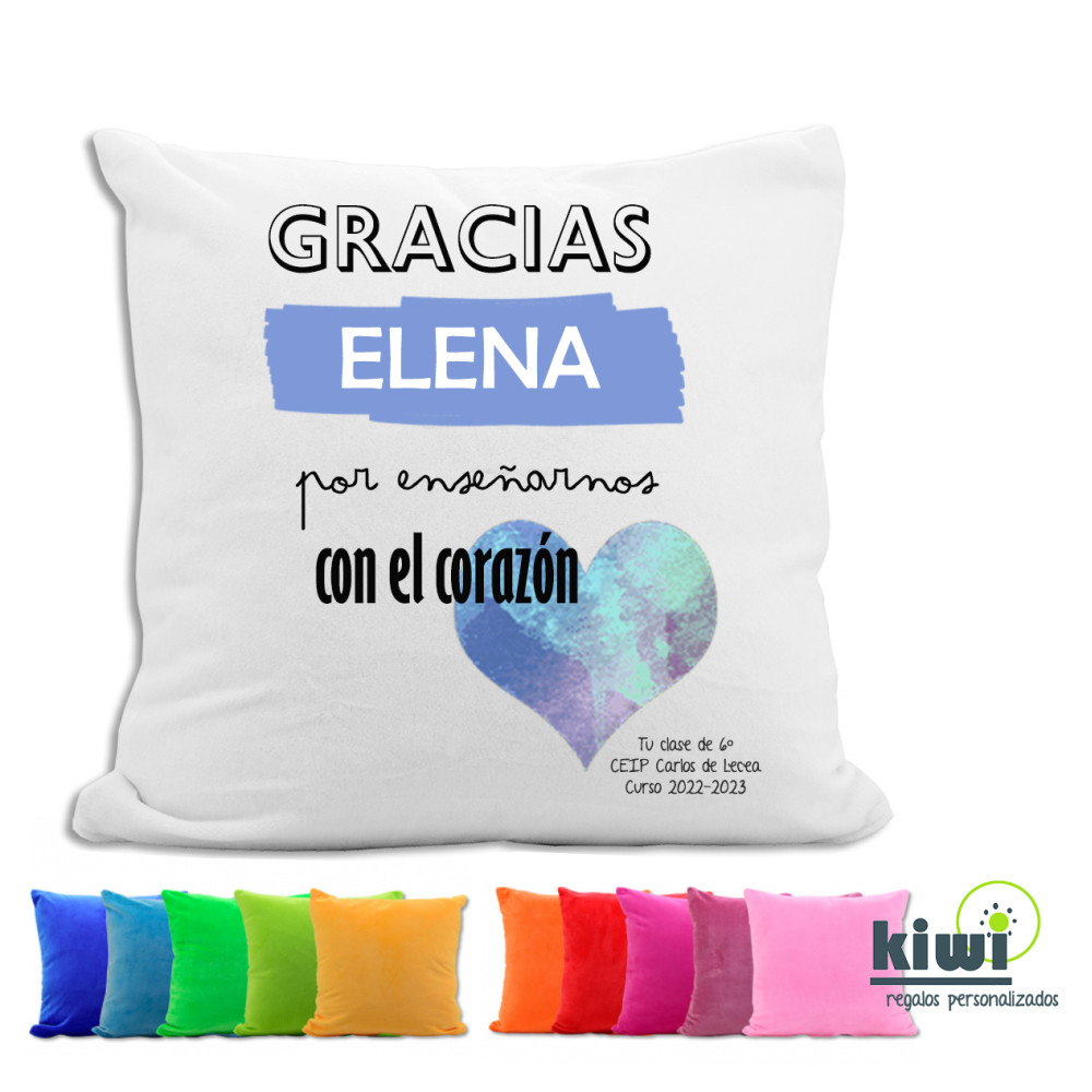 COJÍN FELPA CORAZÓN