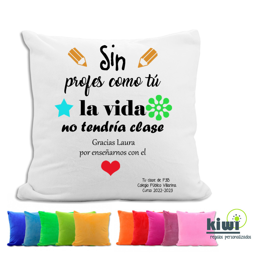 COJÍN FELPA CLASE
