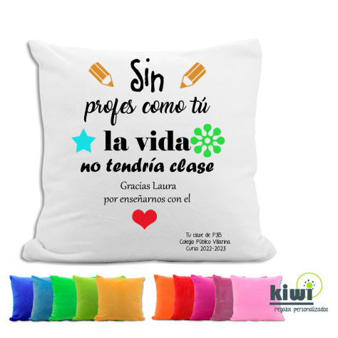 COJÍN FELPA CLASE