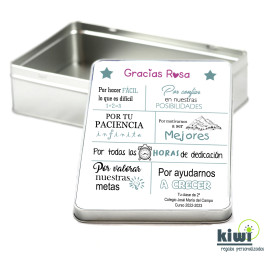 CAJA RECTANGULAR GRACIAS