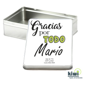 CAJA RECTANGULAR GRACIAS...
