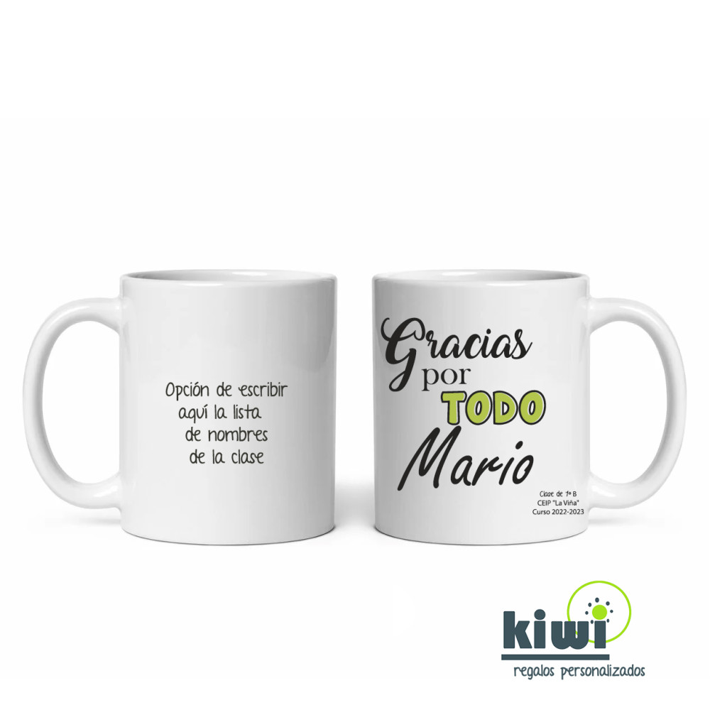 TAZA GRACIAS POR TODO
