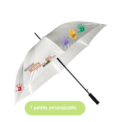 PARAGUAS BLANCO MANOS