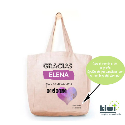 BOLSA DE PLAYA CORAZÓN