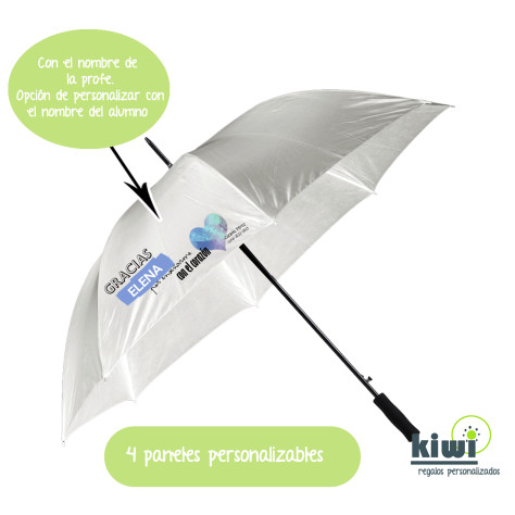 PARAGUAS BLANCO CORAZÓN