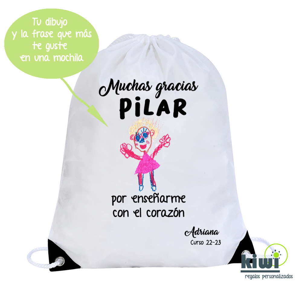 MOCHILA SACO DIBUJO