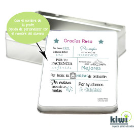 CAJA RECTANGULAR GRACIAS