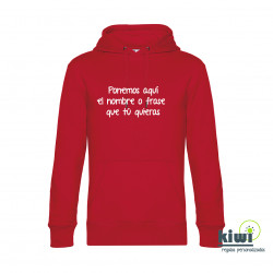 SUDADERA UNISEX FRASE