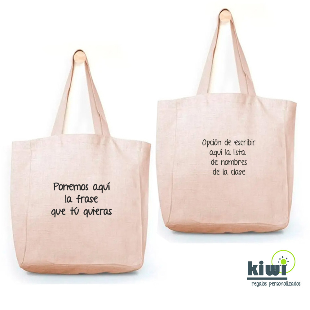 BOLSA DE PLAYA FRASE