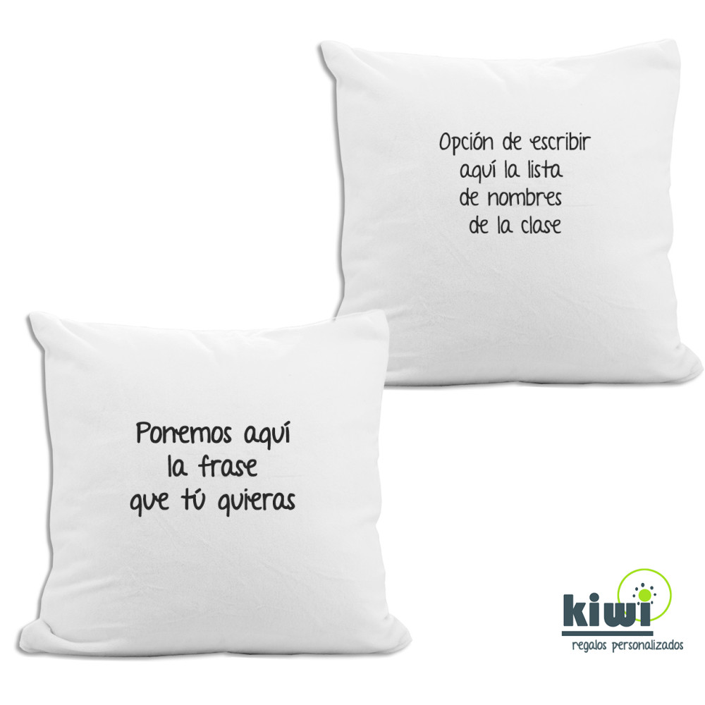 COJÍN FRASE