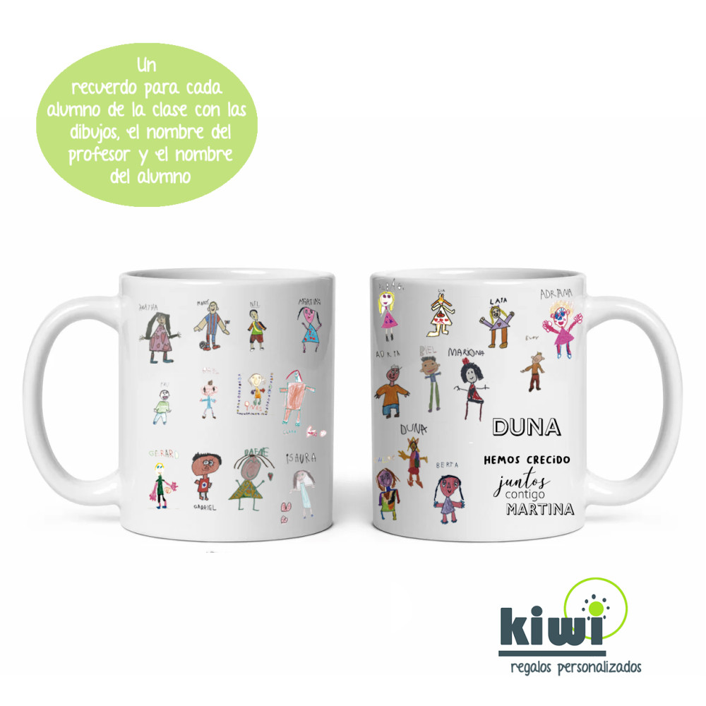 TAZA DIBUJOS RECUERDO ALUMNOS