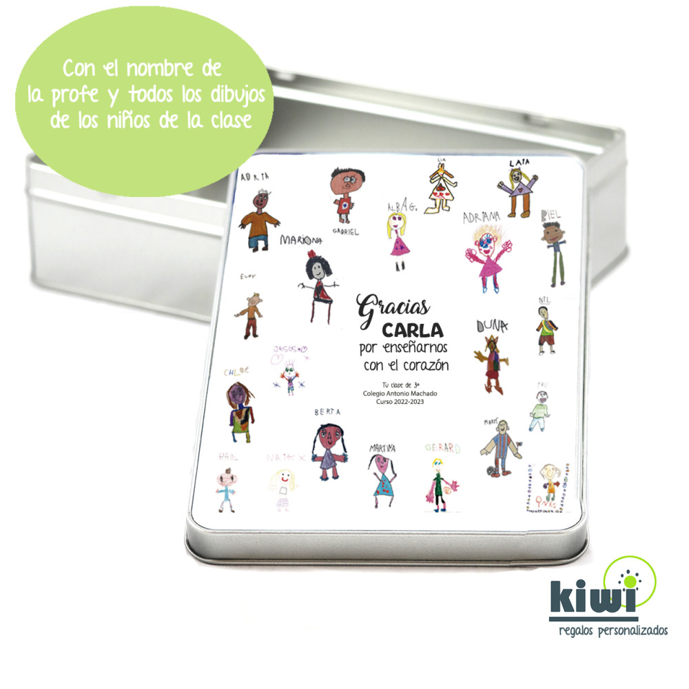 CAJA RECTANGULAR DIBUJOS
