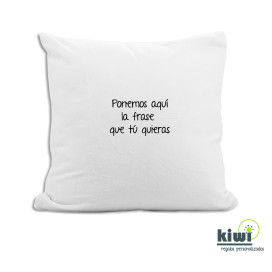 COJÍN FRASE