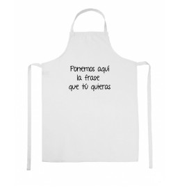 DELANTAL FRASE