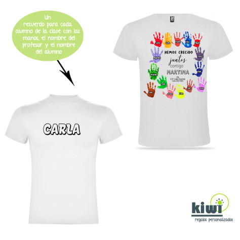 CAMISETA MANOS RECUERDO ALUMNOS