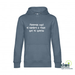 SUDADERA ENTALLADA FRASE
