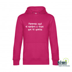 SUDADERA ENTALLADA FRASE