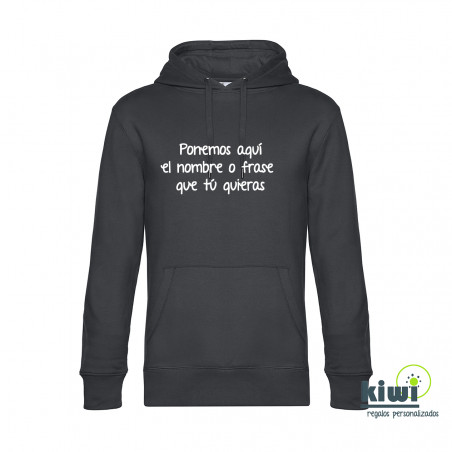 SUDADERA ENTALLADA FRASE