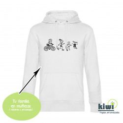 SUDADERA ENTALLADA FAMILIA