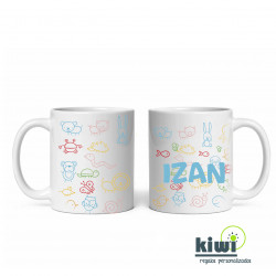 TAZA PLÁSTICO ANIMALES