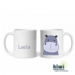 TAZA PLÁSTICO HIPOPÓTAMO