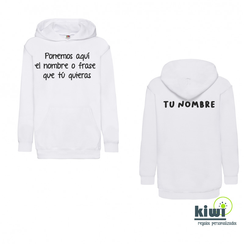SUDADERA INFANTIL FRASE