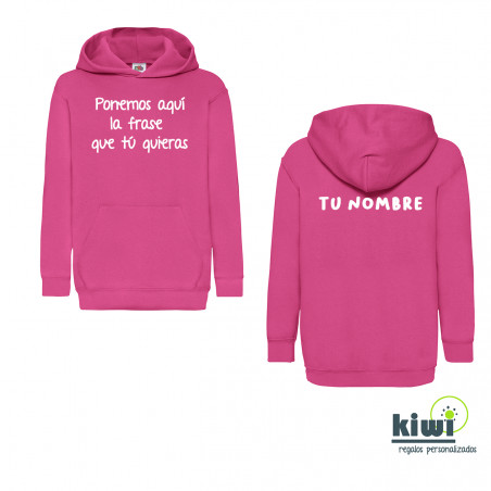 SUDADERA INFANTIL FRASE