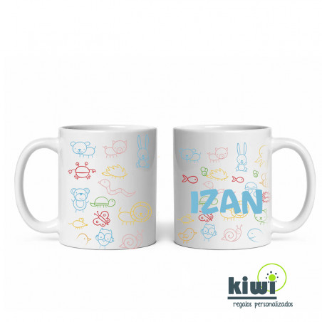 TAZA ANIMALES