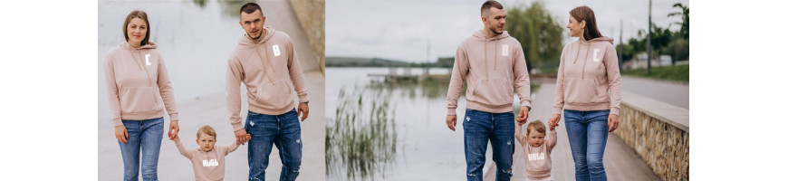 SUDADERAS PERSONALIZADAS PARA TODA LA FAMILIA
